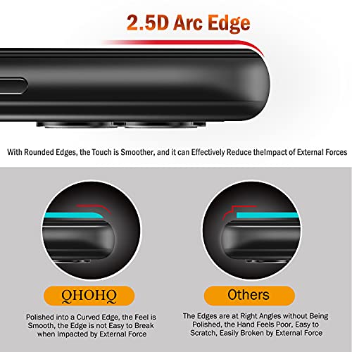 QHOHQ 3 Piezas Protector de Pantalla para Xiaomi Mi 11 Lite 4G＆5G con 3 Piezas Protector de Lente de Cámara,Cristal Templado Membrana,9H Dureza - HD - Anti-Arañazos - Sin Burbujas - Fácil de Instalar