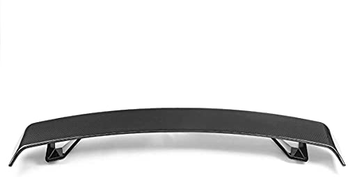 QINDE Accesorios Carbon Look/Gloss Black Car-Trunk Lip Spoiler Wings Gran Ajuste para Audi A3 S3 A4 S4 A5 S5 Rs5 A6 S6 A7 A8 R8 TT Tts Ttrs Lip Spoiler Strips (Color, Gloss.