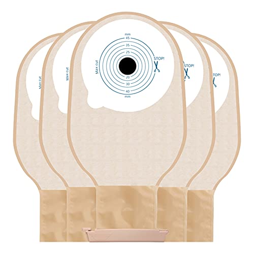 Rango de Corte de Bolsa de ostomía 15-45mm Stoma Care Filtro de Carbono Activado Absorb Bolsas de Olor Colostomía Use Bolsa de ostomía de Las heces 613 (Color : 10 Pcs Base Plates)