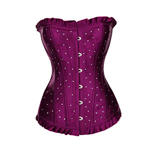 REALDE Mujer Fajas Reductoras Corset Cincher Bustiers Corsé Adelgazantes Waist Trainer Corset Reductor Adelgazante Bustiers de Cinturón Formación Cintura Alta Faja Corsé
