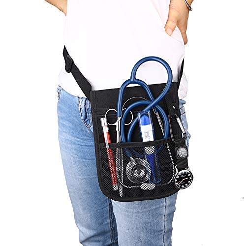 Riñonera de enfermera con múltiples bolsillos y compartimentos,bolsa de cadera para enfermera, bolsa de veterinario,