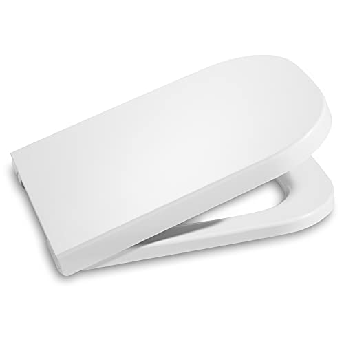 Roca A801472004 Asiento con caida amortiguada, Blanco