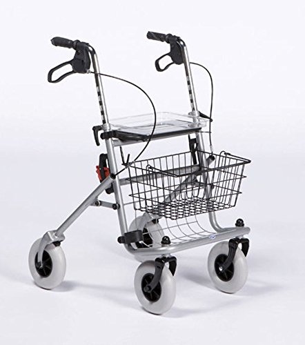 Rollator – Andador – Andador (Soporte de bastón gehwagen Respaldo 4 ruedas