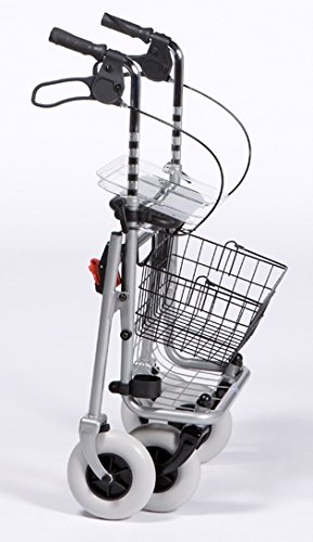 Rollator plegable con cesta y mesa plexiglás Vermeiren 286E