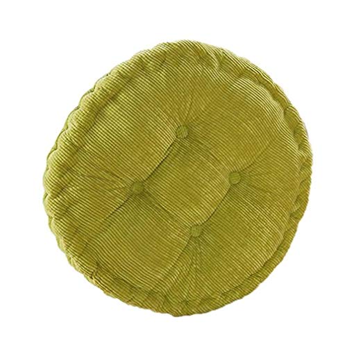 Ronda de la Silla del algodón del Amortiguador de Asiento del cojín Tatami Cojín de Inicio Alquiler Oficina cenar al Aire Libre - Verde Llevar Latido del corazón