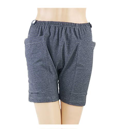 Ropa interior para el cuidado incontinencia Shorts para Ancianos,Urinate Drainage Bag Pants Cirugías abdominales Paciente,Ropa para el cuidado bolsa drenaje ostomía,Women's,L