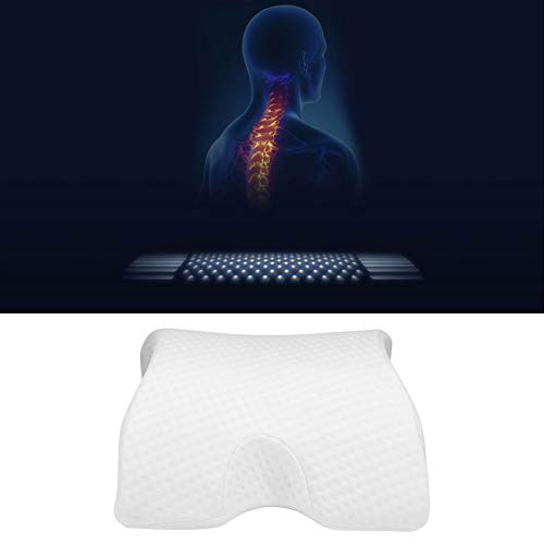 ROSEBEAR Almohada en forma de U curvada de espuma viscoelástica para dormir, productos para el hogar