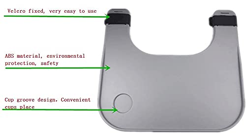 RSGK Bandeja extraíble para sillas de Ruedas, Accesorios de Escritorio de portátiles médicos, utilizados para Comer, Leer y Descansar, Adecuado para discapacitados, los Enfermos y los Ancianos