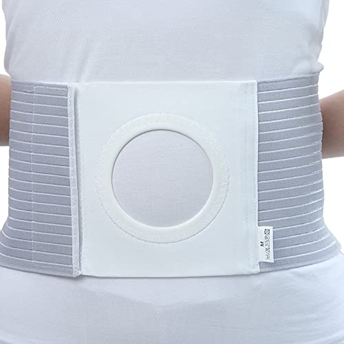 RTYG Ostomy Soporte Cinturón de Soporte Bella Abdominal Ostomía Cinturón Ajustable Hernia Cinturón para Hombre Mujer Colostomía Apoyo Abdominal Incisional Epigástrico Inguinal Hernia Inguinal 6.27