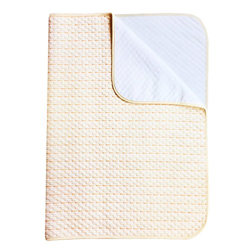 Sábana impermeable lavable y resistente al agua - Protector de colchón de incontinencia para bebés y niños adultos (Franja de color)