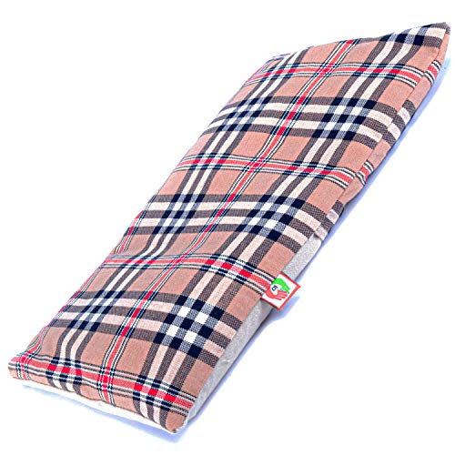 Saco Térmico Semillas Multiusos - Almohada para Calentar en Microondas (30x17 cm) - Bolsa de Calor - Cojín de Semillas con Funda Lavable, Tela de Algodón 100% y Olor a Lavanda (Oxford)