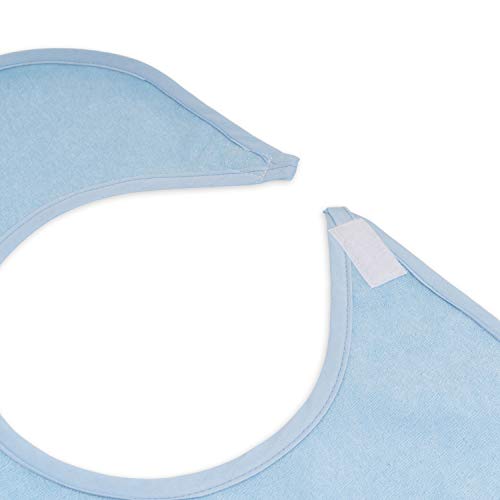 Sensalou Babero para Adultos - Protector Ropa Impermeable con cierre adhesivo - 90x45cm