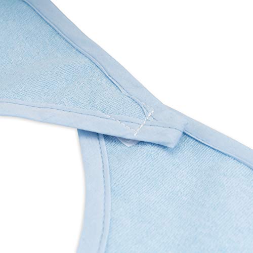 Sensalou Babero para Adultos - Protector Ropa Impermeable con cierre adhesivo - 90x45cm
