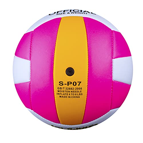 Senston Balon Voleibol Tacto Suave Voleibol de Entrenamiento, Balon Voley Playa, Balon de Voleibol Tamaño 5 para Interior y Exterior
