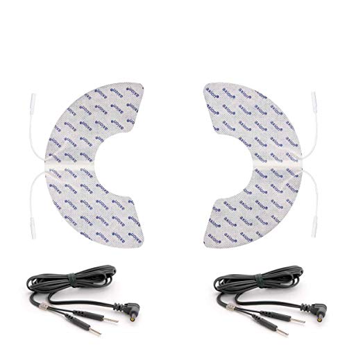 Set de 2 electrodos para hombro axion | Electroestimulador TENS y EMS | Compatibles con VITALCONTROL SEM43, SEM44 | Almohadillas para electroestimulación