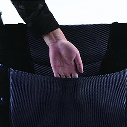 Silla de ruedas plegable liviana, andador manual autopropulsado para discapacitados, estructura de aleación de aluminio, asiento de 18 pulgadas, todo terreno, bolsa para silla de ruedas trasera