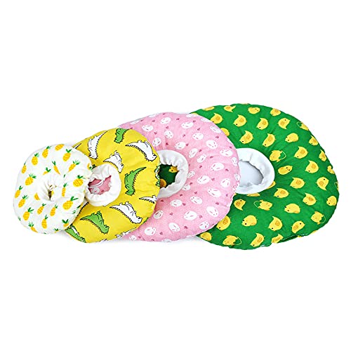 SMELL & SMILE Collar Isabelino Gato Collar de Recuperación para Mascotas Collar Protector para Gato Collares Cono de Suave Color Aleatorio (10-18CM)