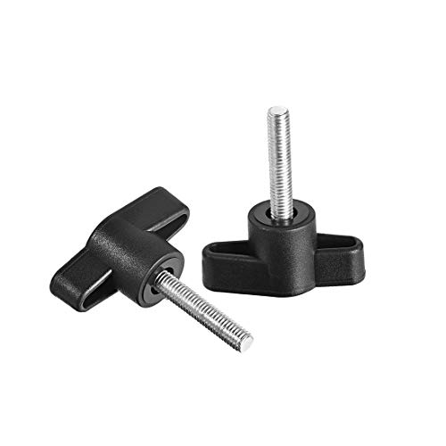 sourcing map Empuñadura de sujeción gripandles tornillo perillas empuñaduras m5 x 25mm rosca en forma de t 10pcs