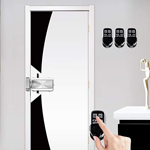 Splenssy Cerradura Invisibles de Puerta inalámbrica con Mando a Distancia, Mando a Distancia, electrónica Inteligente, inalámbrico, antirobo, Sistema de Control de Acceso para apartamento del Hotel