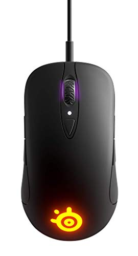 SteelSeries Sensei Ten - Ratón de Juego - Sensor Óptico TrueMove Pro de 18 000 CPI - Diseño Ambidiestro - 8 Botones Programables - Cableado - Negro