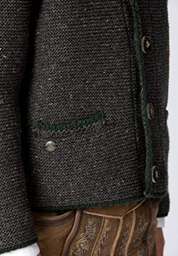 Stockerpoint Jacke Malo Trachtenstrickjacke, Gris, 122/128 (Talla del Fabricante:) para Niños