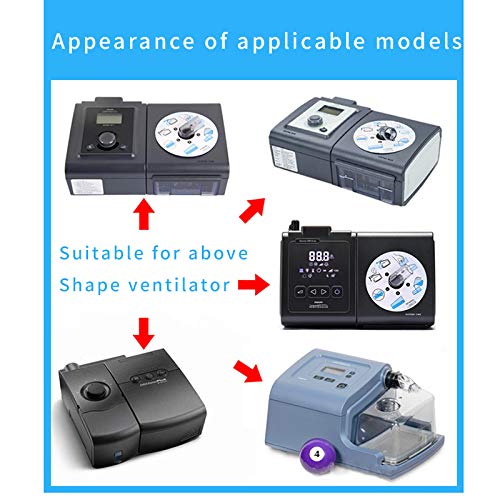 Sunsdew Filtros de Espuma CPAP Reutilizables de 20 Piezas-Filtros CPAP para con la Serie M de