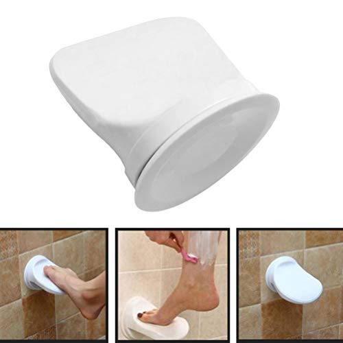 SUPVOX Ventosa Ducha Resto del pie Antideslizante Pie Pedestal Baño Pie Paso para Afeitar Las piernas 1 unids