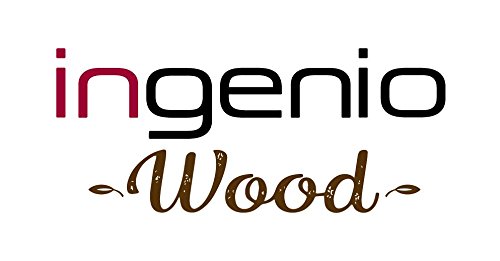 Tefal Ingenio Wood Cuchara de madera con lengua de silicona, materiales naturales, sin conductividad térmica, no daña sartenes ni ollas, anillo de silicona para apoyar, madera FSC