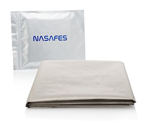 Tejido de blindaje – Tamanio grande 108x92 cm – Protección de radiación – Blindaje de signales WIFI - el tejido conductor absorbe campos de radiación electromagnética