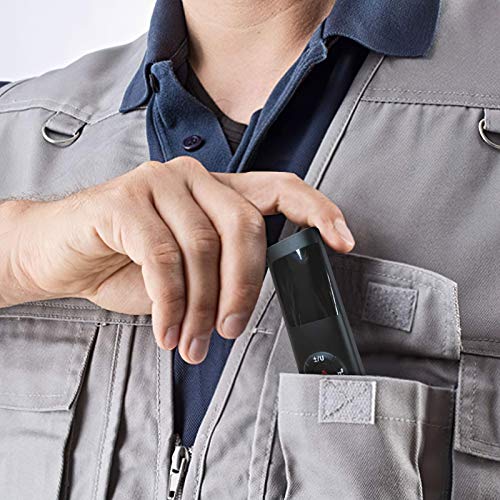 Telémetro Láser, IPSXP 30M 98Ft USB Recargable Medidor Láser Mudo Portátil Metro Láser con LCD Pantalla Retroiluminada Digital, Cálculo de Distancia, Área, Volumen, Pitágoras, Adición y Sustracción