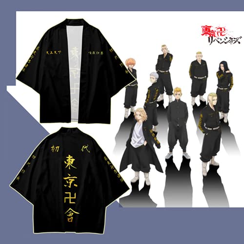 To-kyo Reven-gers Cosplay capa Anime Hanagaki Takemichi K-en Ryuguji Haori Kimono Cardigan Draken Mikey Cosplay Disfraz prendas de vestir