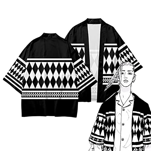 To-kyo Reven-gers Cosplay capa Anime Hanagaki Takemichi K-en Ryuguji Haori Kimono Cardigan Draken Mikey Cosplay Disfraz prendas de vestir