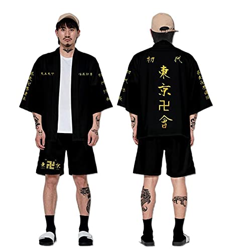To-kyo Reven-gers Cosplay capa Anime Hanagaki Takemichi K-en Ryuguji Haori Kimono Cardigan Draken Mikey Cosplay Disfraz prendas de vestir