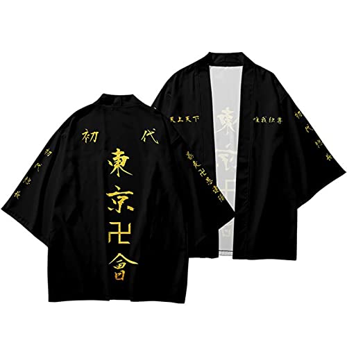 To-kyo Reven-gers Cosplay capa Anime Hanagaki Takemichi K-en Ryuguji Haori Kimono Cardigan Draken Mikey Cosplay Disfraz prendas de vestir