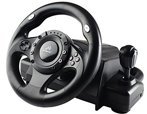 Tracer - Volante Trajoy 34009 Drifter USB compatible con PlayStation 2 y 3