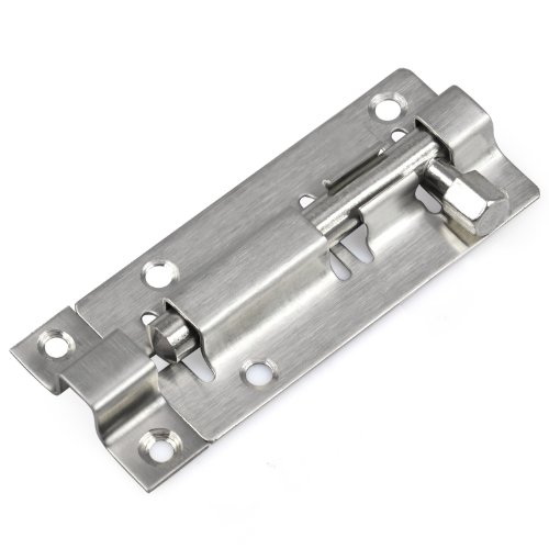 TRIXES Cerradura de Puerta de 75 mm para Cuarto de Baño WC Vestidor Dormitorio Se Cierra Fácilmente corriendo el Pestillo