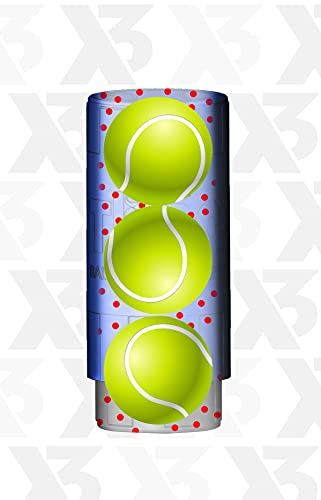TuboPlus - TuboX3- Presurizador de Pelotas para Tenis y Padel - Color Azul