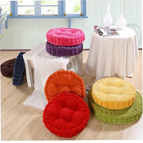 Tuimiyisou Ronda de la Silla del algodón del Amortiguador de Asiento del cojín Tatami Cojín de Inicio Alquiler Oficina cenar al Aire Libre - Verde