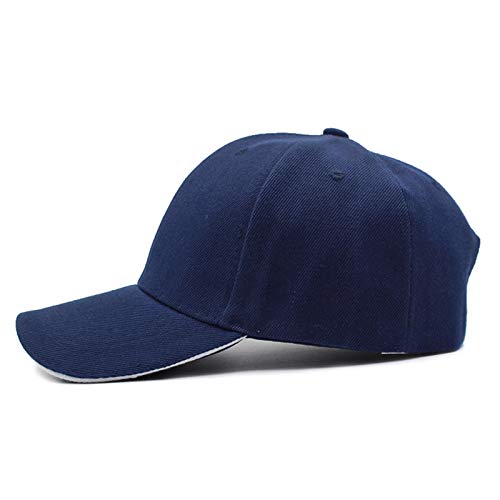 UKKO Gorra de Beisbol Gorras De Béisbol para Hombres para Hombres Cordilleras De Color Sólido Liso Sombreros Moda Capmen Y Gorras De Béisbol Casuales para Mujer