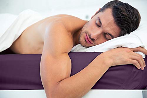 Utopia Bedding Sabana Bajera 150x200 - Púrpura - Bolsillo Profundo - Microfibra Cepillada (Cama 150)