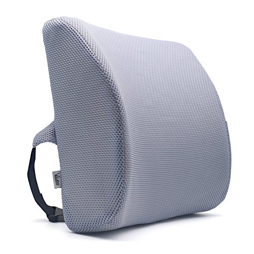 Valuetom Premium Lumbar Support Pillow - Cojín de Espuma de Memoria para la Parte Inferior de la Espalda para la Silla de su Hogar Silla de Oficina y Asiento para el Automóvil