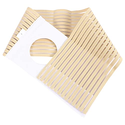 VCXZ Cinturón de ostomía Abdominal, Cinturón de Soporte de Cintura de cinturón de Hernia de ostomía Suave de algodón con Apertura de estoma, Cinturón de colostomía Unisex - Agujero de 3.14 ''