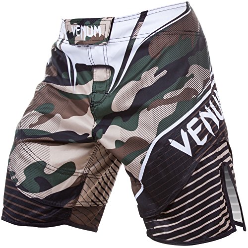 VENUM Camo Hero Pantalones Cortos de Entrenamiento, Hombre, Verde/marrón, XS