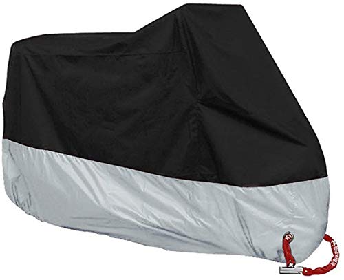 Venus valink Motocicleta Cubierta, Impermeable Lluvia Antipolvo UV Prevención Cubierta para Moto Bicicleta Eléctrica Scooter M-4XL, Resistente Bicicleta Funda Interior Exterior Protección Funda