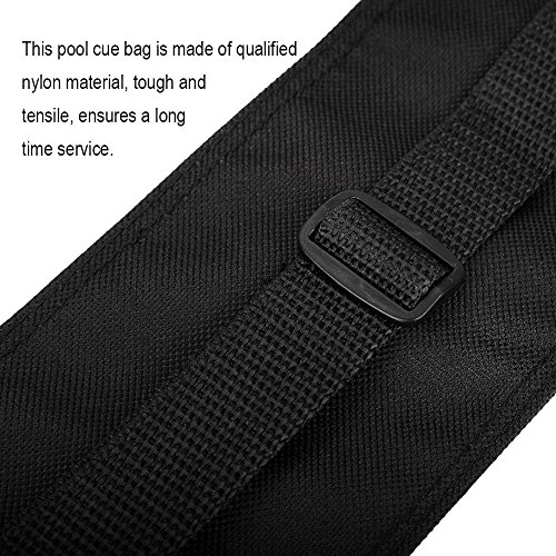 VGEBY1 Pool Cue Bag, Nylon Billiard Pool Stick Case Bolsa de Almacenamiento Pool Cue Protector para Billar Snooker Billiard Stick(1/2)