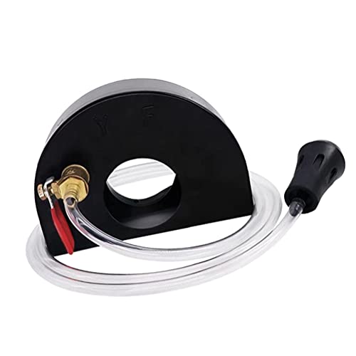 VILLCASE Cubierta de Amoladora Angular de Metal Protector de Protección de Amoladora Angular a Prueba de Polvo para Herramienta de Amoladora Joyería Diy Reparación (Negro Blanco)
