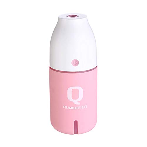 W/a/n/g 150ml Humidificador Ultrasónico del Aroma Difusor Essentiel USB Humidificador De Vapor Frío Maker For Nebulizador USB Inicio Alquiler (Color : Pink)