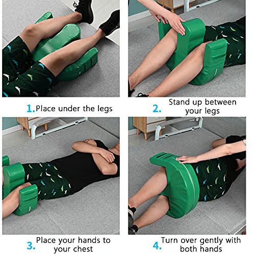 WANXJM Equipo de infermiéricos giratorios, dispositivos giratorios para pacientes relevantes de cama, equipamiento para el descanso de cama para pacientes o ancianos, verde