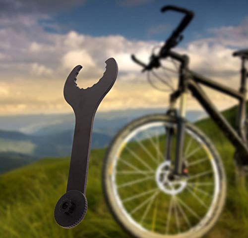 Wisfor Llave de Eje de pedalier para Bicicleta de montaña, Herramienta de instalación para pedalier Shimano Hollowtech II