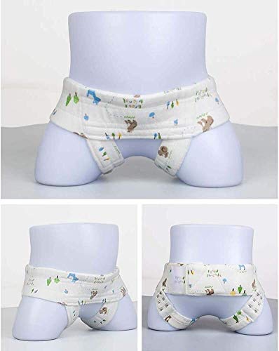 WKDZ Hernia de la Correa Ajustable del bebé Infantil del intestino Delgado for Fisioterapia, cómodo Planas Niño Hernia inguinal Truss Productos 1125 (Size : L)